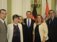 22 March 2016 Chairman of Bundestag’s Committee on EU Affairs Gunther Krichbaum and the members of the European Integration Committee